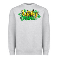 Lucky Mama Mother's Day Heavyweight Sweatshirt | Teevron