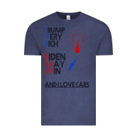 Vintage Denim trump biden cars Vintage Tee - Bettercallsaul