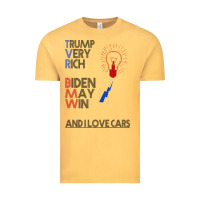 Vintage Mustard trump biden cars Vintage Tee - Bettercallsaul