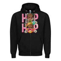 Black Hip Hop Easter Zipper Hoodie - BundleAndBundleShop