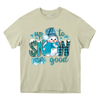 Mossy up to snow good and cute snowman Heavy Core Tee - NancyCooperArtShop