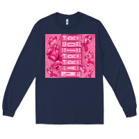 Navy warrior breast cancer Long Sleeve Tee - RanaPortraitStore