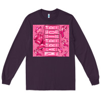 Plum warrior breast cancer Long Sleeve Tee - RanaPortraitStore