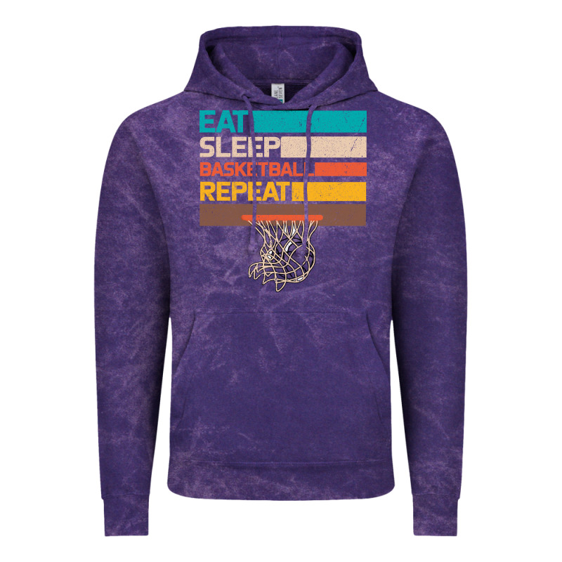 Eat Sleep Basketball Repeat Vintage Hoodie by Bettercallsaul | Teevron