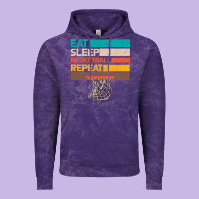 Eat Sleep Basketball Repeat Vintage Hoodie Designed By Bettercallsaul
