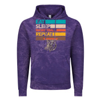 Cloud Purple Eat Sleep Basketball Repeat Vintage Hoodie - Bettercallsaul