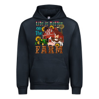 Navy western life is better on the farm Urban Hoodie - Artiststas