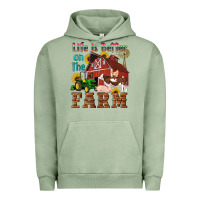 Pigment Oil Green western life is better on the farm Urban Hoodie - Artiststas