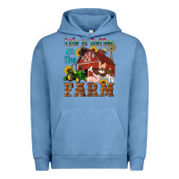 Pigment Pebble Blue western life is better on the farm Urban Hoodie - Artiststas