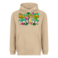 Mushroom Summer Break Heavyweight Hoodie - CowhideDigitalArt