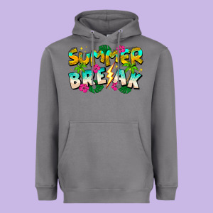 Summer Break Heavyweight Hoodie Designed By Cowhidedigitalart