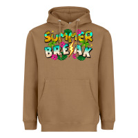 Toasted Coconut Summer Break Heavyweight Hoodie - CowhideDigitalArt