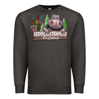 Smoke IWant Hippopota maps For Christmas Premium Sweatshirt - CowhideDigitalArt
