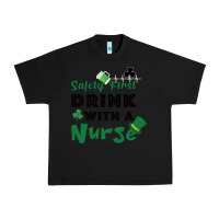 Black Safety First Drink With A Nurse Urban Heavy Tee - Bettercallsaul