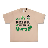 Burro Safety First Drink With A Nurse Urban Heavy Tee - Bettercallsaul