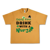 Peanut Butter Safety First Drink With A Nurse Urban Heavy Tee - Bettercallsaul
