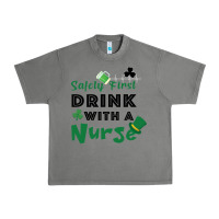 Tornado Safety First Drink With A Nurse Urban Heavy Tee - Bettercallsaul