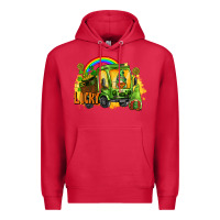 Cardinal lucky gnomes truck St. Patrick's Day Premium Hoodie - FaDigitalArtStudio
