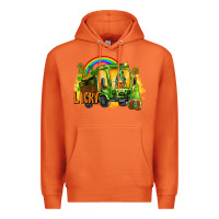 Carrot lucky gnomes truck St. Patrick's Day Premium Hoodie - FaDigitalArtStudio