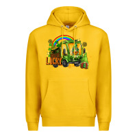 Lemon lucky gnomes truck St. Patrick's Day Premium Hoodie - FaDigitalArtStudio