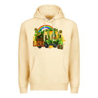Pina Colada lucky gnomes truck St. Patrick's Day Premium Hoodie - FaDigitalArtStudio