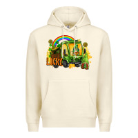 Sandshell lucky gnomes truck St. Patrick's Day Premium Hoodie - FaDigitalArtStudio