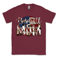 Burgundy American Baseball Dad Classic Tee - Bettercallsaul