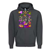 Smoke Mardi Gras Skeletons Zipper Hoodie - BundleAndBundleShop