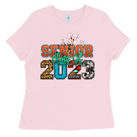 Bubblegum Pink senior class of 2023 Ladies Tee - NancyCooperArtShop