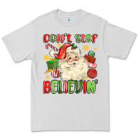 Dove Grey don't stop believin' Premium Tee - MaliasSmallBusiness