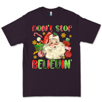 Plum don't stop believin' Premium Tee - MaliasSmallBusiness