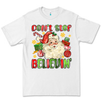 White don't stop believin' Premium Tee - MaliasSmallBusiness