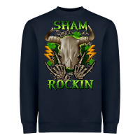 Navy Sham rockin St. Patrick's Day Heavyweight Sweatshirt - CowGirlArtShop