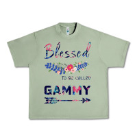 Oil Green Blessed To Be Called Gammy Urban Heavy Tee - Bettercallsaul