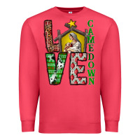 Cardinal Love Come Down Premium Sweatshirt - CowhideDigitalArt