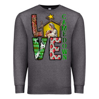 Charcoal Heather Love Come Down Premium Sweatshirt - CowhideDigitalArt