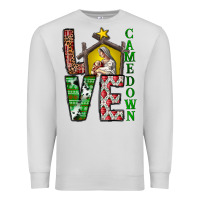 Dove Grey Love Come Down Premium Sweatshirt - CowhideDigitalArt