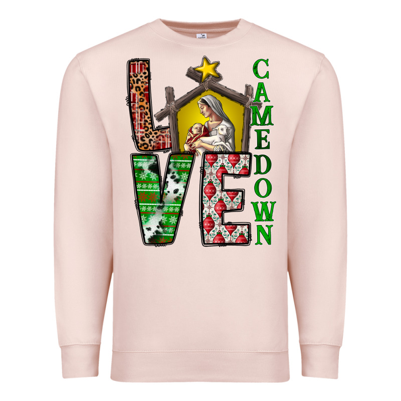 Love Come Down Premium Sweatshirt by CowhideDigitalArt | Teevron