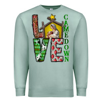 Seafoam Love Come Down Premium Sweatshirt - CowhideDigitalArt