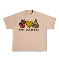 Burro peace love christmas Urban Heavy Tee - JahusDesignShop