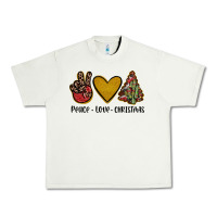 Pistachio peace love christmas Urban Heavy Tee - JahusDesignShop