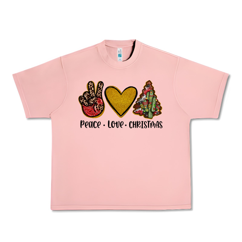 Peace Love Christmas Urban Heavy Tee by JahusDesignShop | Teevron