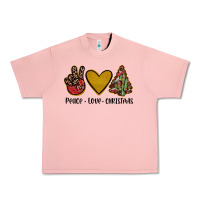 Salmon peace love christmas Urban Heavy Tee - JahusDesignShop