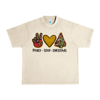 Sandshell peace love christmas Urban Heavy Tee - JahusDesignShop