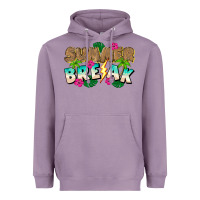 Lavender Summer Break Heavyweight Hoodie - CowhideDigitalArt