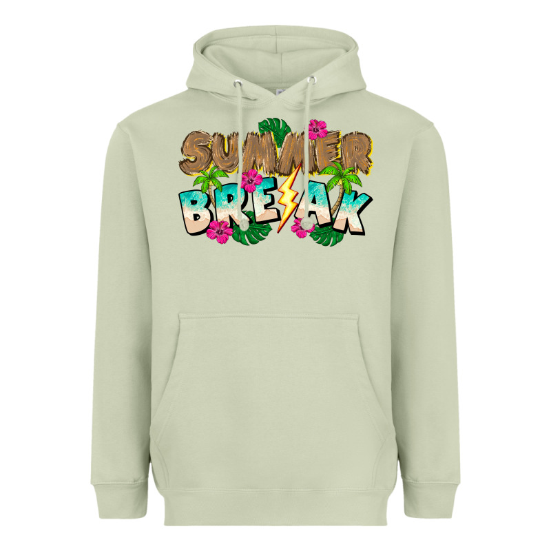 Summer Break Heavyweight Hoodie by CowhideDigitalArt | Teevron