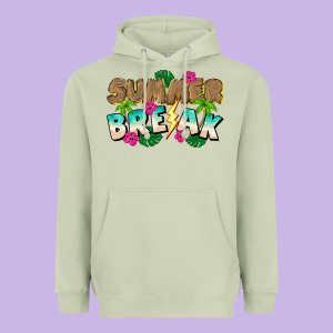 Summer Break Heavyweight Hoodie Designed By Cowhidedigitalart