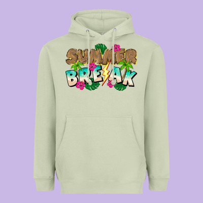 Summer Break Heavyweight Hoodie Designed By Cowhidedigitalart