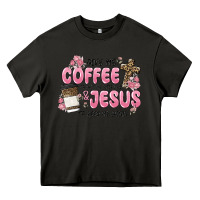 Asphalt give me coffee jesus Heavy Core Tee - MaliasSmallBusiness