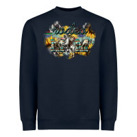 Navy Rodeo mom mother's day Heavyweight Sweatshirt - HowdyJamesFarm